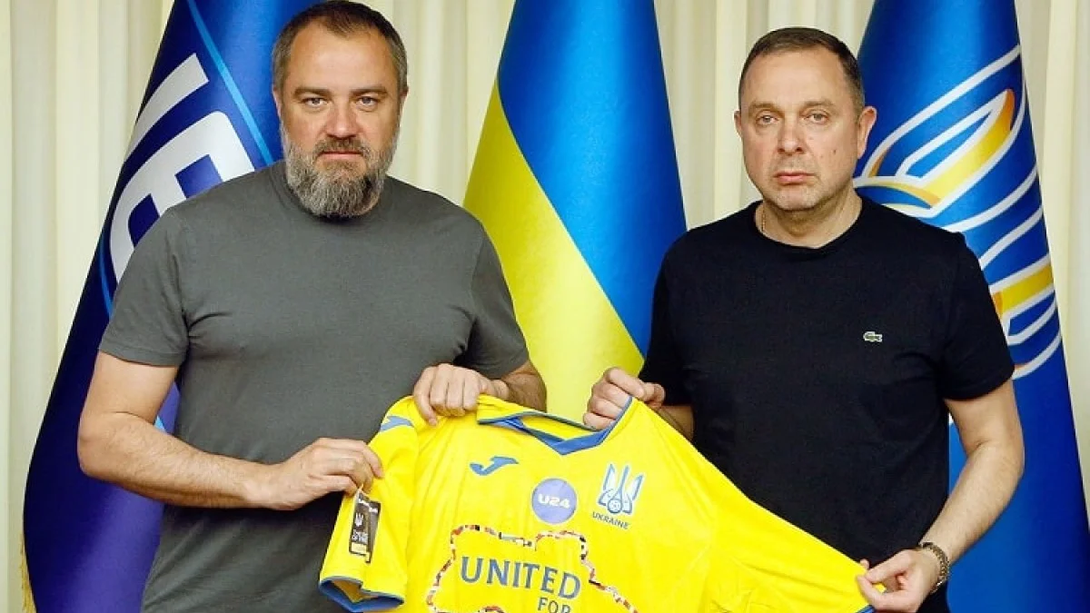 Павелко и Гутцайт / фото: УАФ