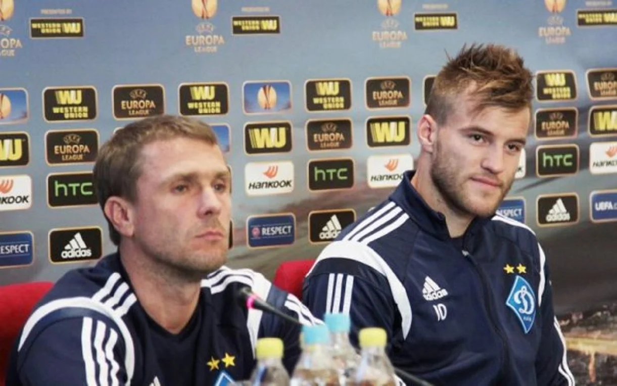 Ребров и Ярмоленко / Сайт Динамо