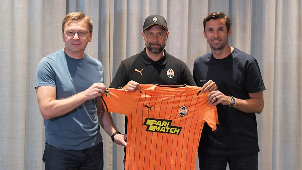 Сергій Палкін, Ігор Йовічевіч і Даріо Срна / ФК Шахтар