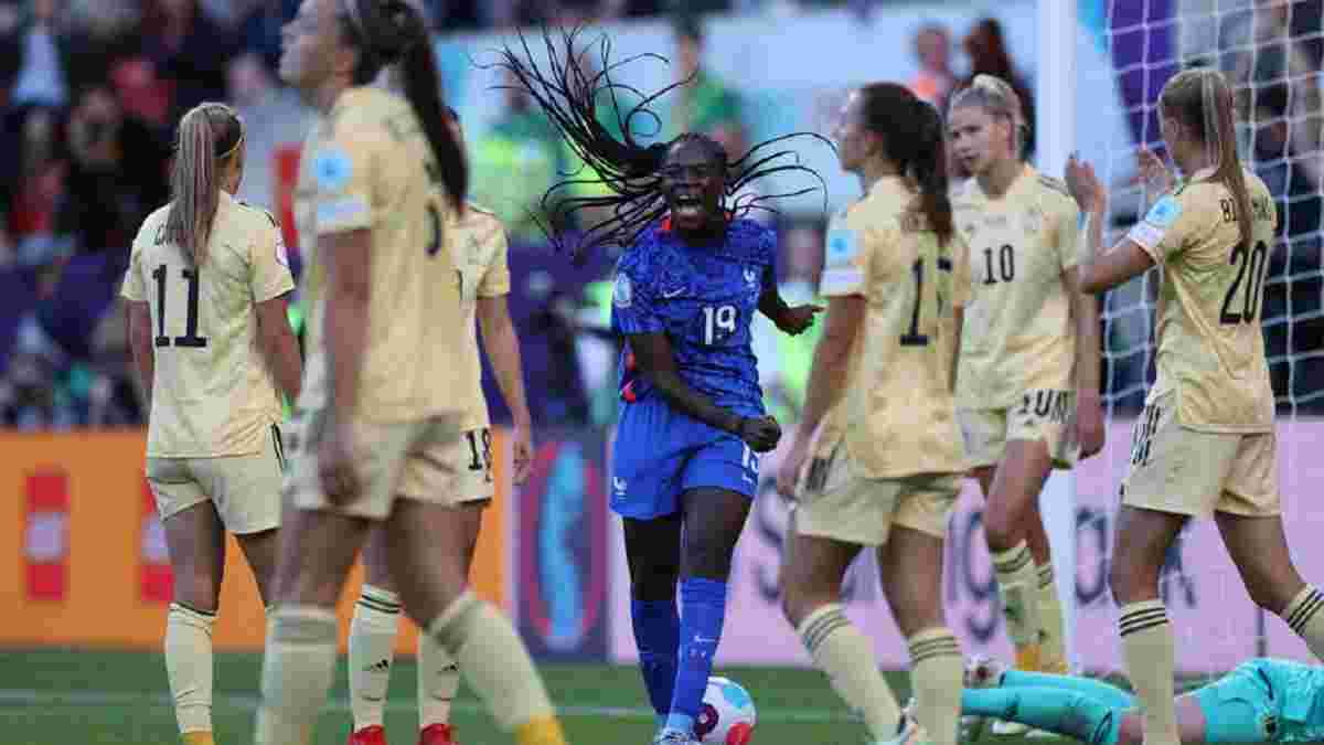 Женское Евро-2022: Франция с первого места вышла в плей-офф, Италия едва избежала нового поражения