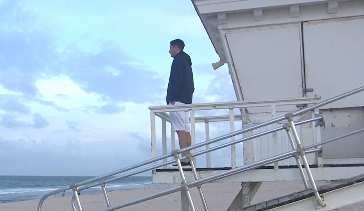 Роберт Лєвандовскі намагається видивитися береги Одеси / Стоп-кадр