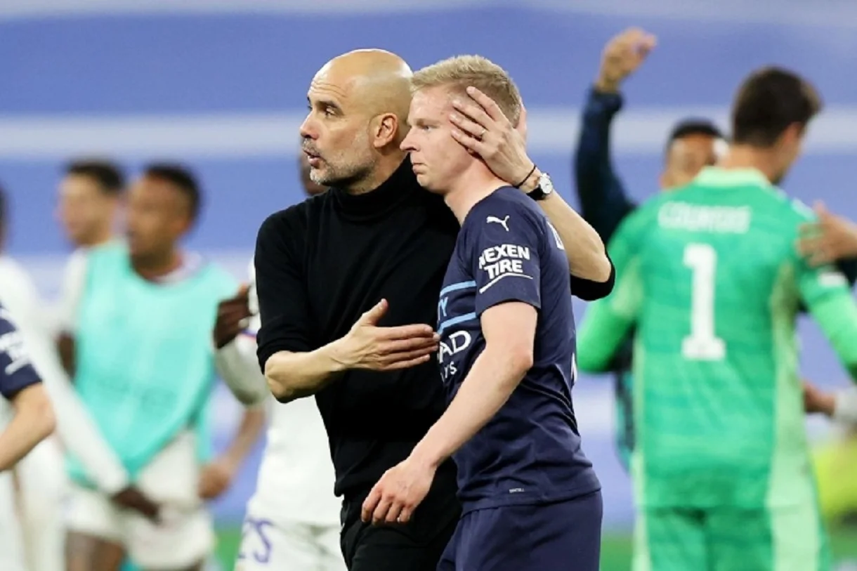 Гвардіола і Зінченко / Getty Images