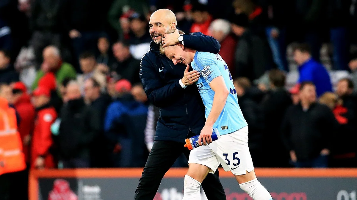 Гвардиола и Зинченко / Getty images