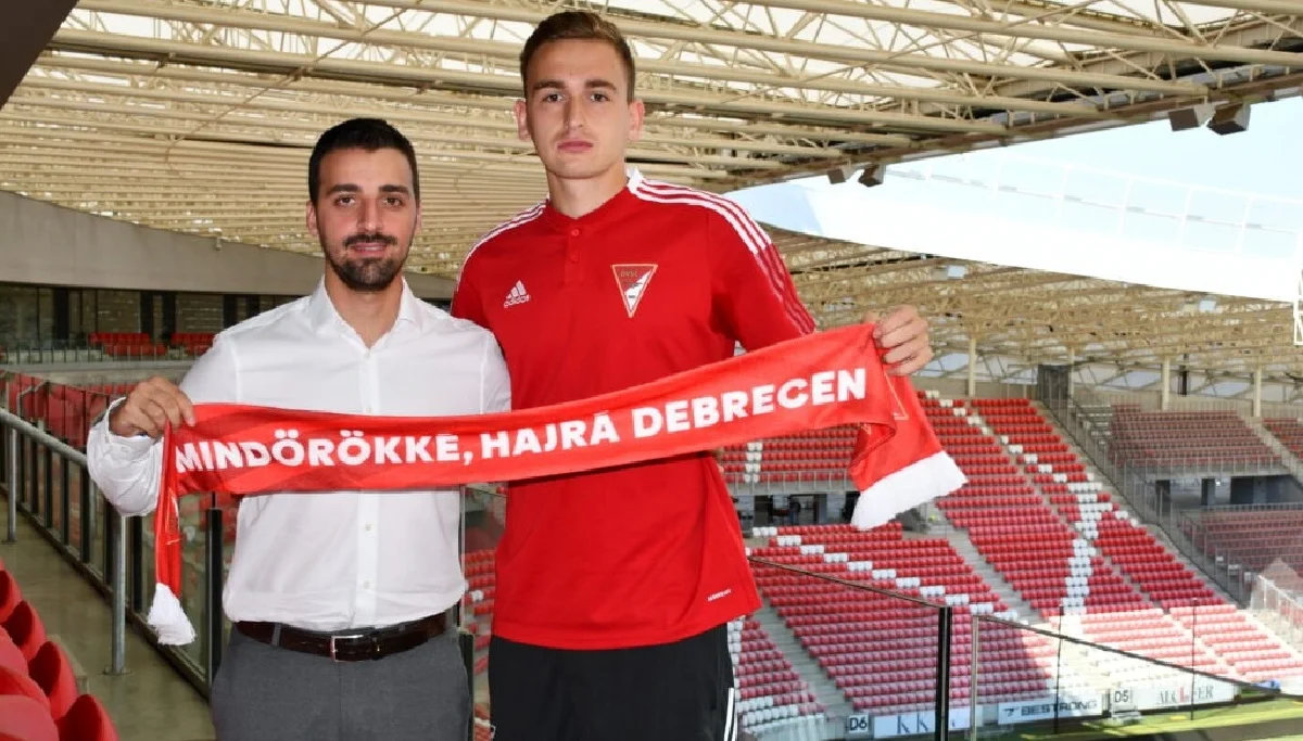 Александр Романчук (справа) / ФК Дебрецен