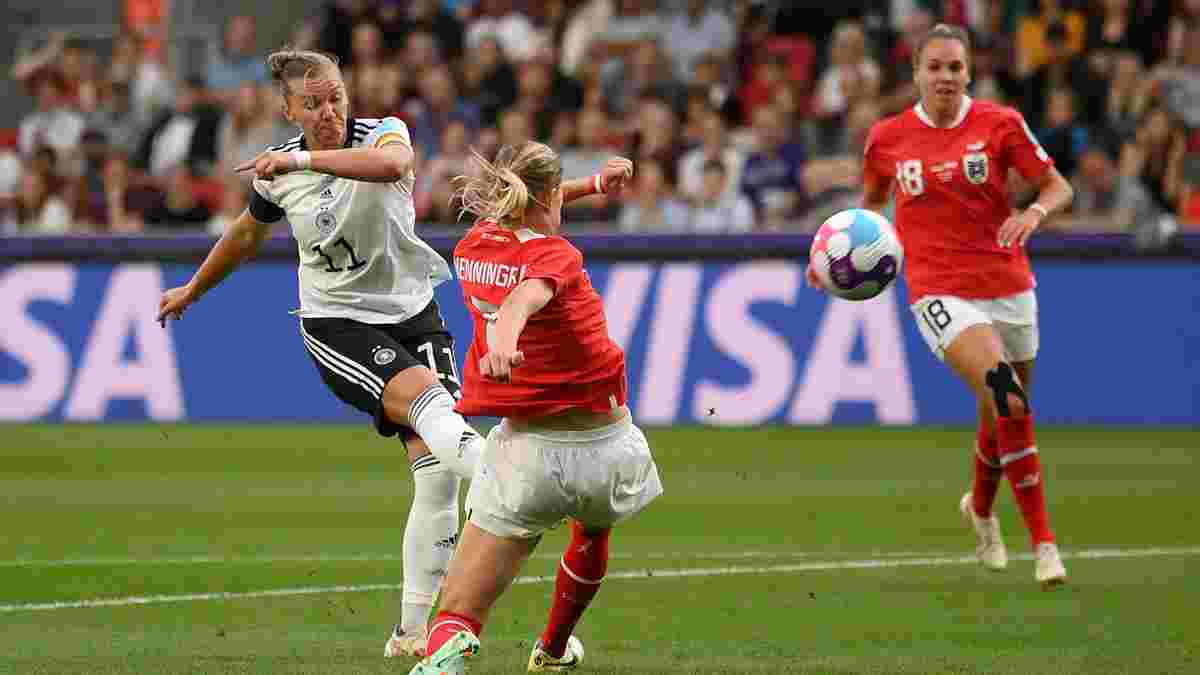 Дикий фейл голкіперки у відеоогляді чвертьфіналу жіночого Євро Німеччина – Австрія – 2:0