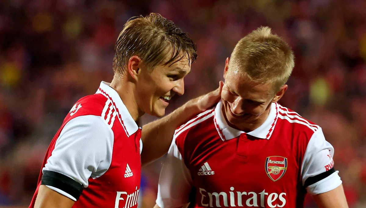 Мартін Едегор та Олександр Зінченко / Twitter Арсенала