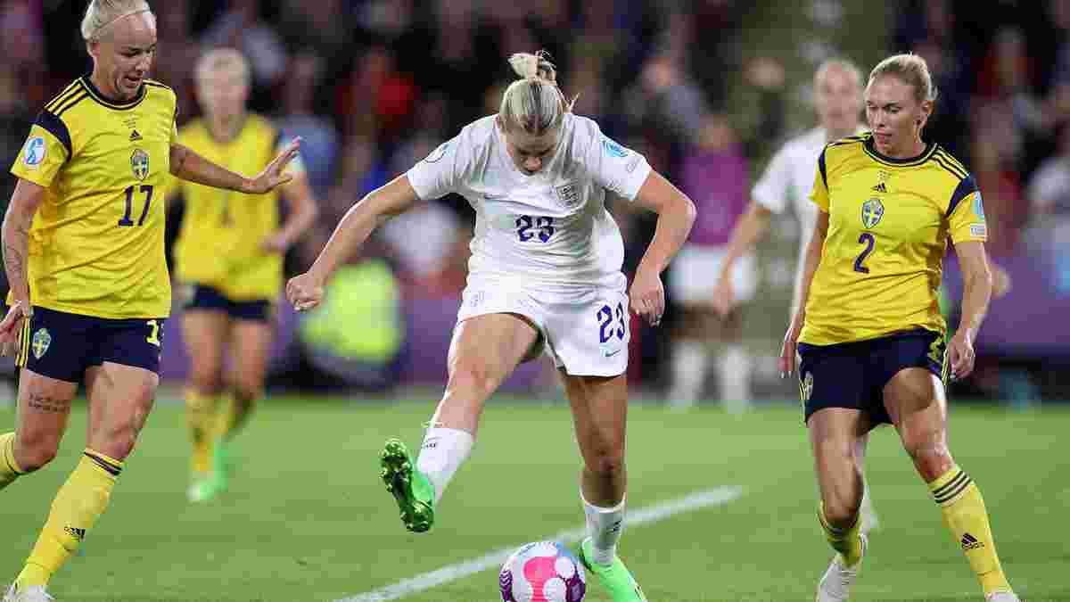 Космический гол пяткой в видеообзоре полуфинала женского Евро Англия – Швеция – 4:0