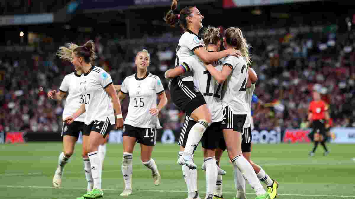 Німеччина з феноменальним рекордом обіграла Францію і стала другою фіналісткою жіночого Євро-2022
