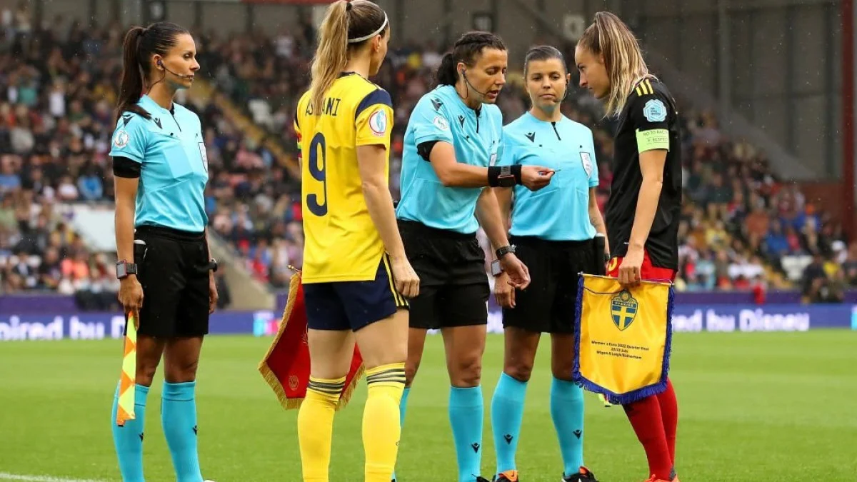 Катерина Монзуль на чвертьфіналі Євро-2022 / соцмережі