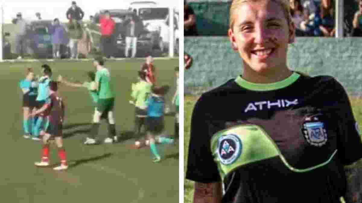 Зверская жестокость из Аргентины – футболист подбежал сзади и подло ударил по голове женщину-арбитра