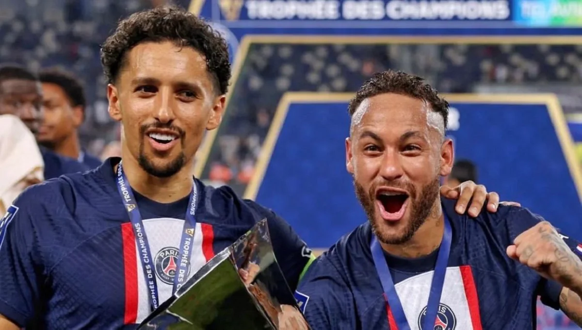 Маркиньос и Неймар / Twitter ПСЖ