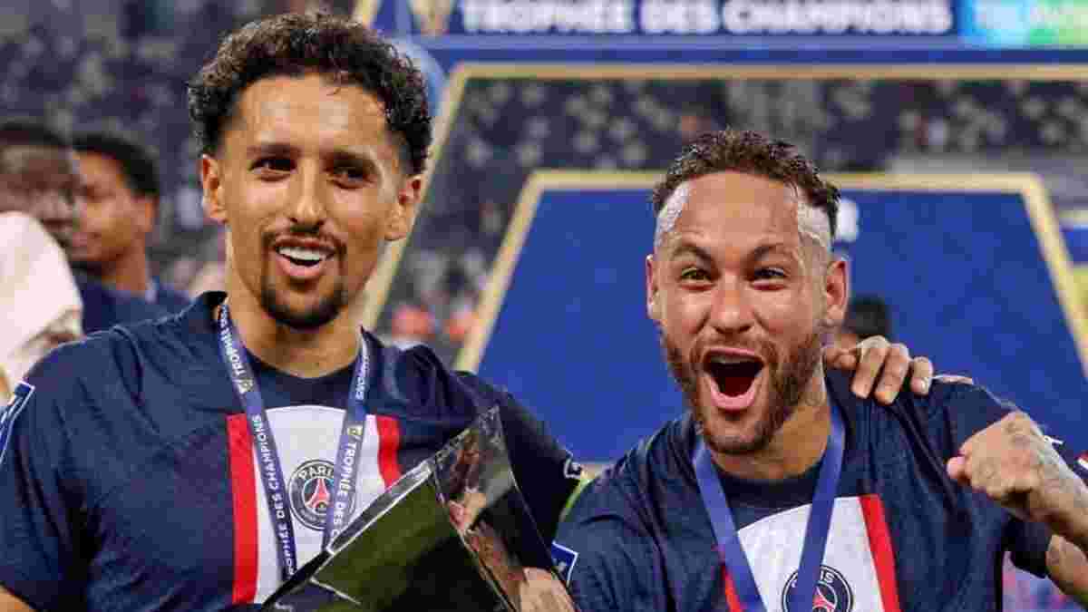 Неймар раздавал медали игрокам ПСЖ после победы в Суперкубке Франции: вирусные кадры
