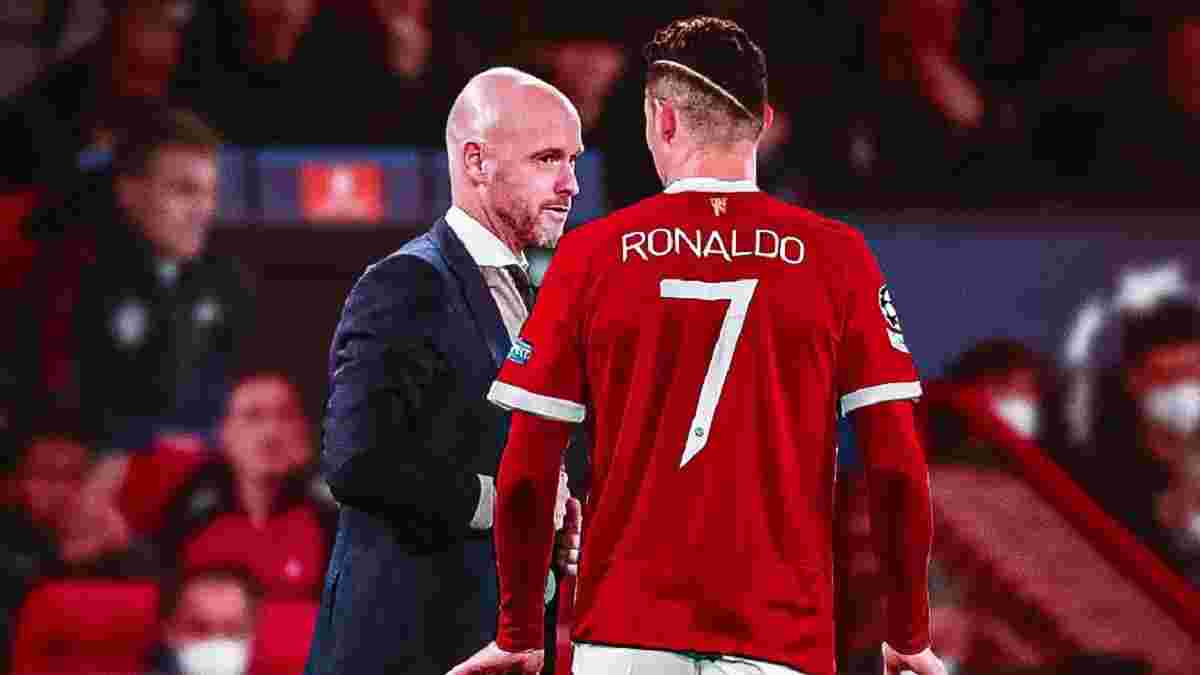 Тен Хага разозлил провокационный вопрос о Роналду – наставник Ман Юнайтед публично встал на защиту португальца