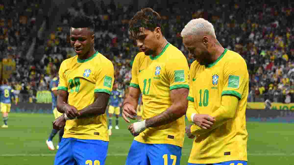 Сборная Бразилии показала обе формы для ЧМ-2022 – животные мотивы в компании Феномена