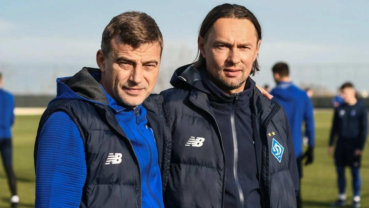 Сергей Мохник (слева) / ФК Динамо Киев