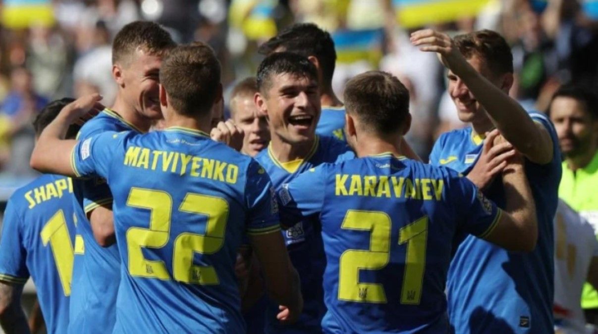 Игроки сборной Украины / Reuters