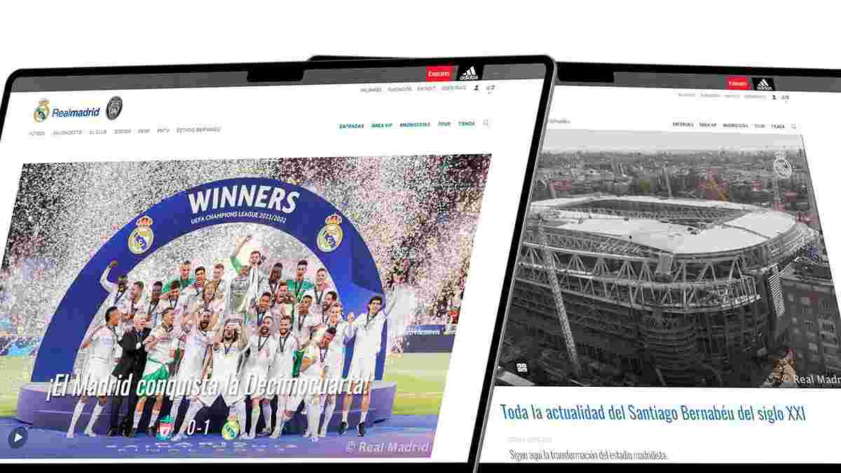 Реал имеет самый посещаемый официальный сайт в футбольном мире