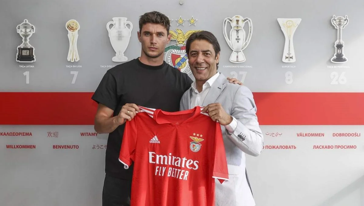 Яремчук и Руй Кошта / фото: ФК Бенфика