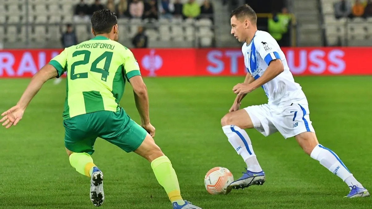 Динамо – АЕК Ларнака – 0:1 – відео гола та огляд матчу