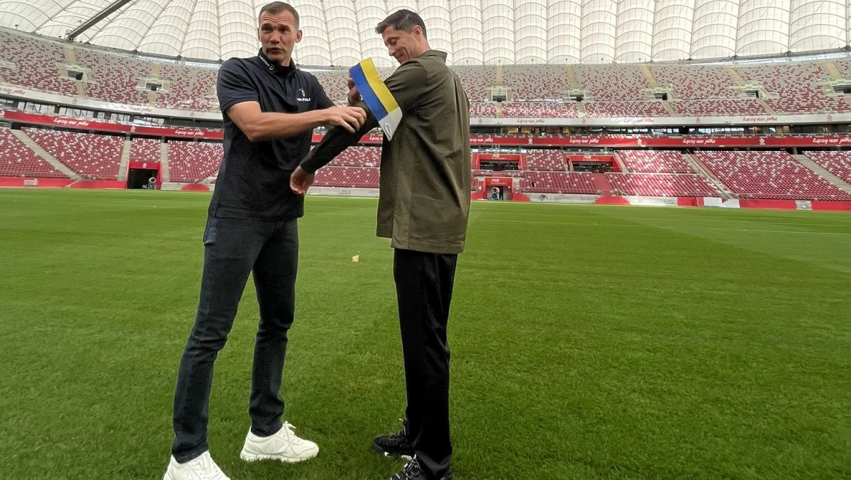 Шевченко и Левандовски / Meczyki