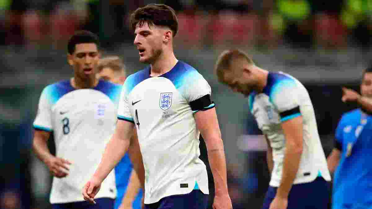 Англія достроково вилетіла з еліти Ліги націй, зазнавши поразки від Італії – "три леви" досі не виграли жодного матчу