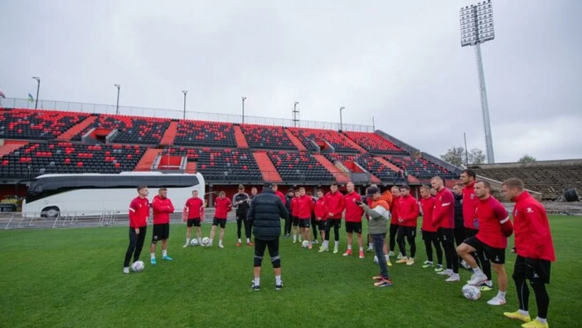 Тренування гравців Вереса / фото: ФК Верес