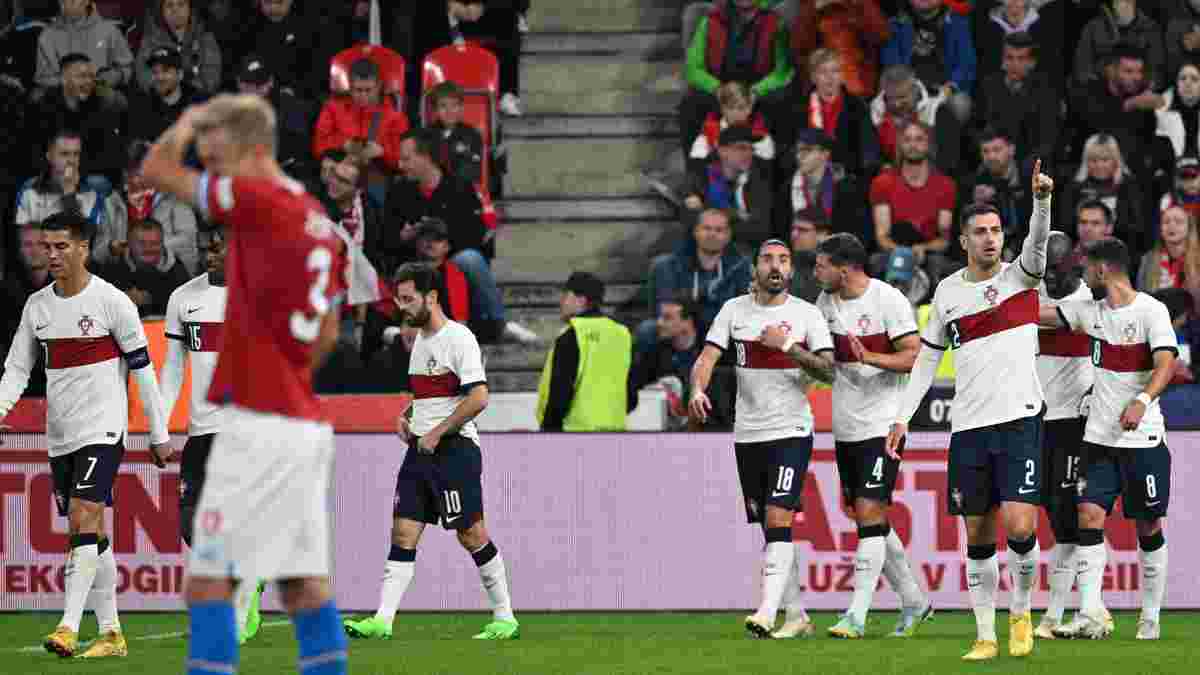 Ліга націй: Швейцарія втримала сенсаційну перемогу над Іспанією, Португалія розгромила Чехію