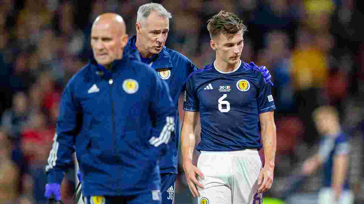 Два гравці збірної Шотландії отримали травми напередодні матчу з Україною