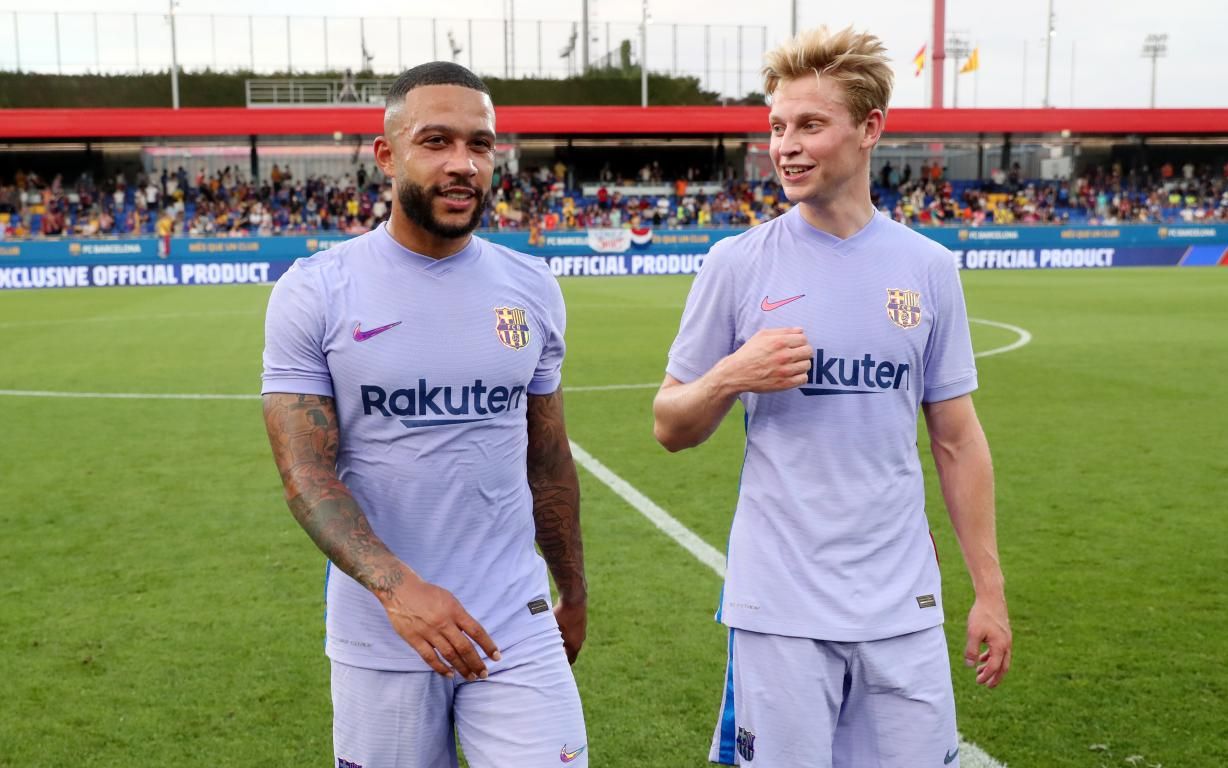 Мемфіс Депай та Френкі де Йонг / fcbarcelona.com