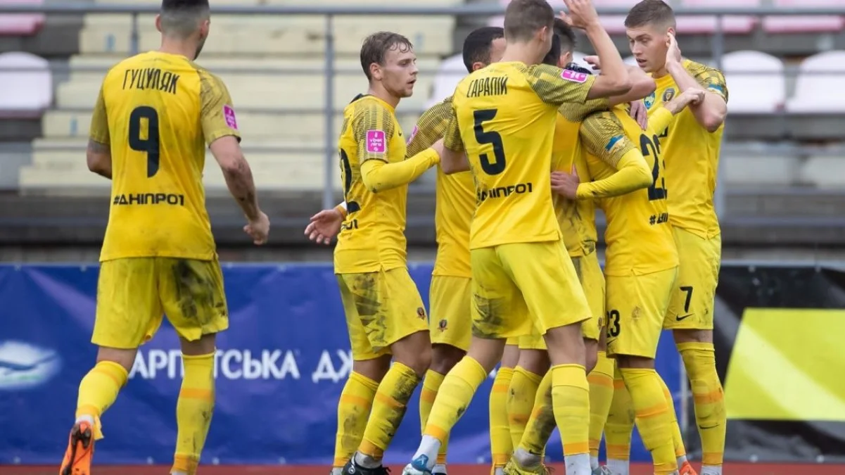 Радість гравців СК Дніпро-1 / фото: СК Дніпро-1