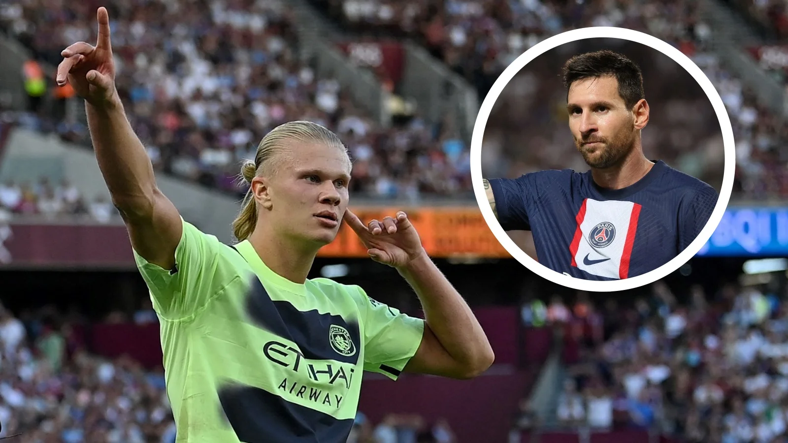 Ерлінг Холанд та Лео Мессі / Goal.com