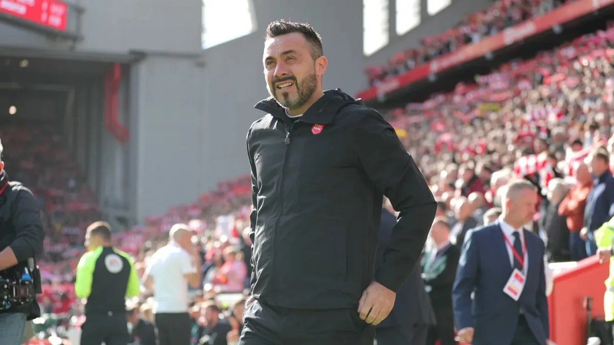 Де Дзербі в матчі проти Ліверпуля / Сайт Брайтона