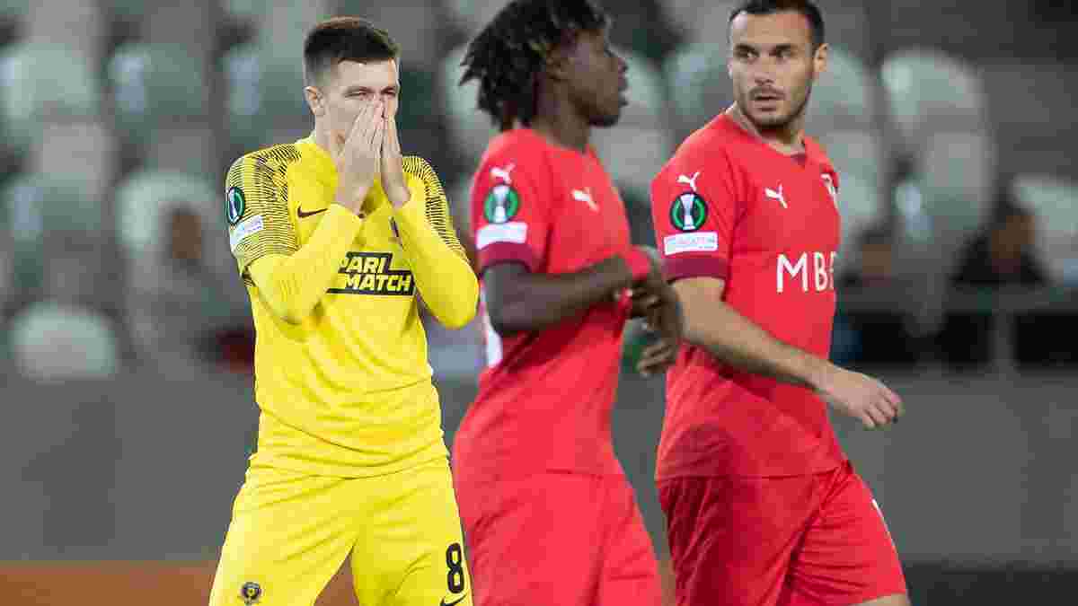 СК Днепр-1 не обыграл Вадуц в матче Лиги конференций – травма до слез, гол плюс пас Довбика и провал обороны