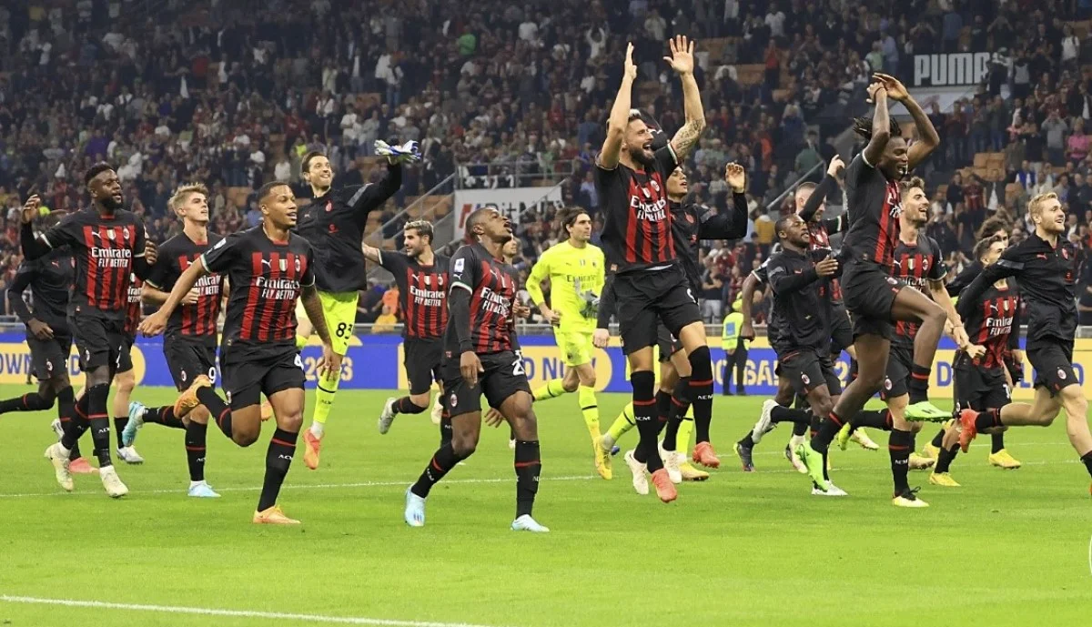 Святкування гравців Мілана / фото: ФК Мілан