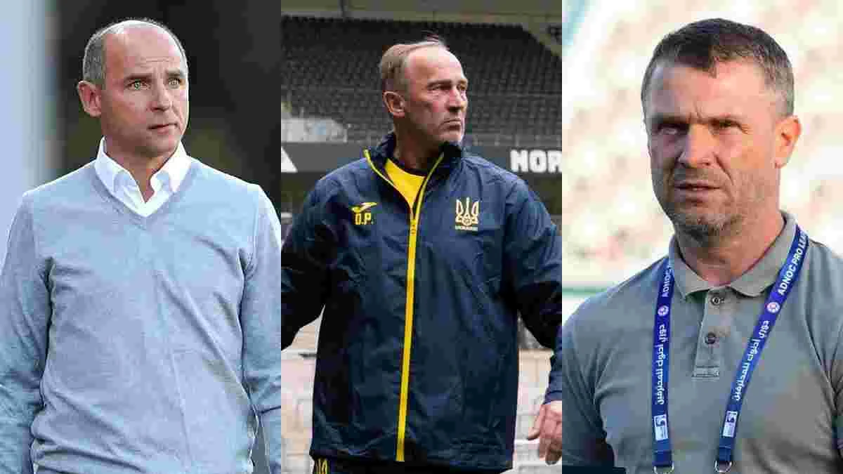 Скрипник, Петраков і Ребров / Колаж Футбол 24