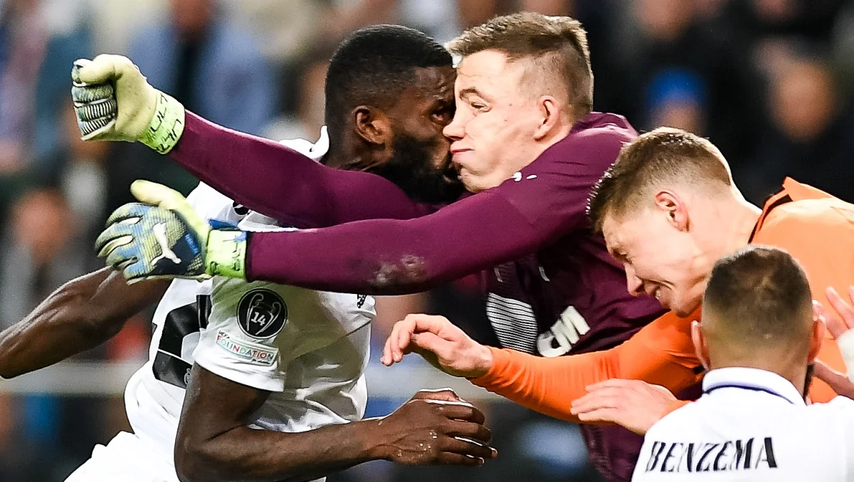 Столкновение Рюдигера и Трубина / Marca