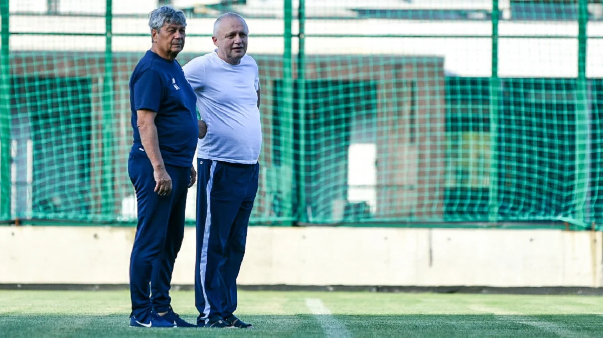 Мирча Луческу (слева) / ФК Динамо Киев