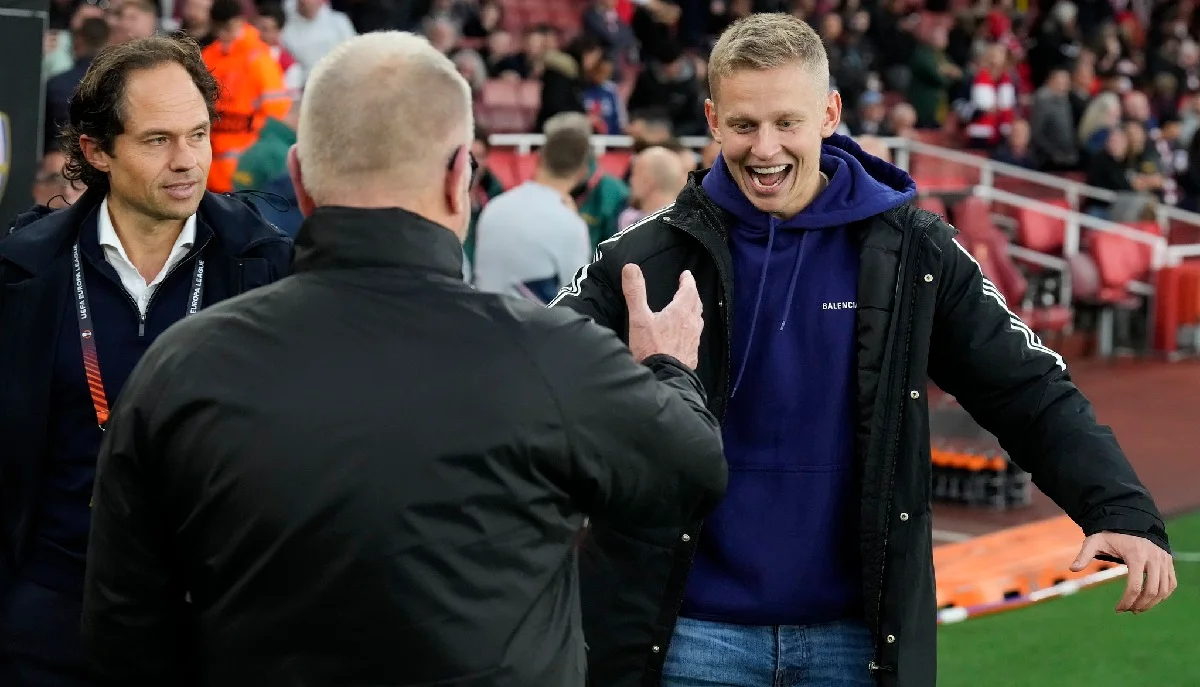 Александр Зинченко с представителями ПСВ / ПСВ