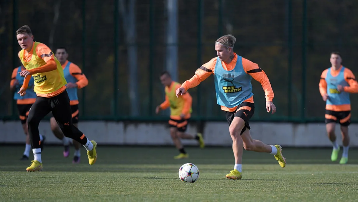 Тренировка Шахтера / Сайт "горняков"