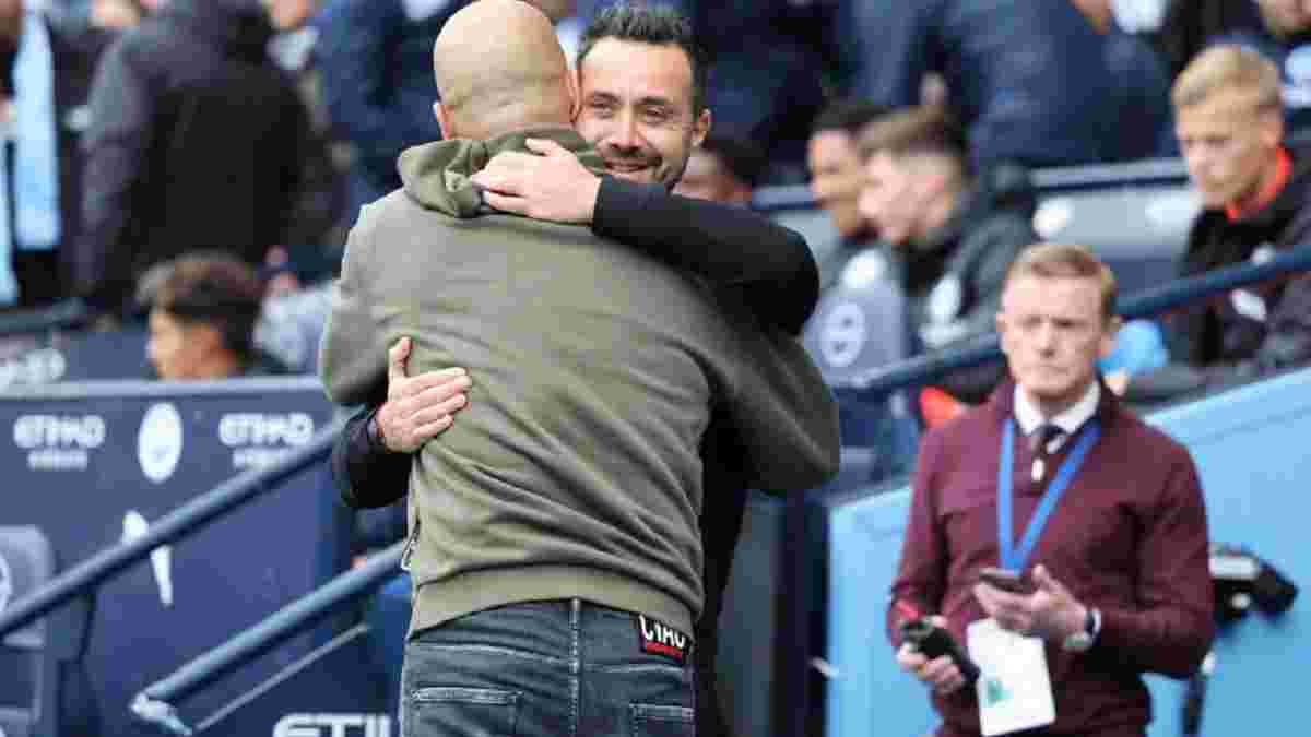 "Манчестер Сити к такому не привык": Гвардиола похвалил Де Дзерби, объяснив неудачи тренера в АПЛ