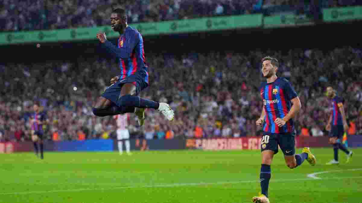 Шикарний перфоманс Дембеле у відеоогляді матчу Барселона – Атлетік – 4:0