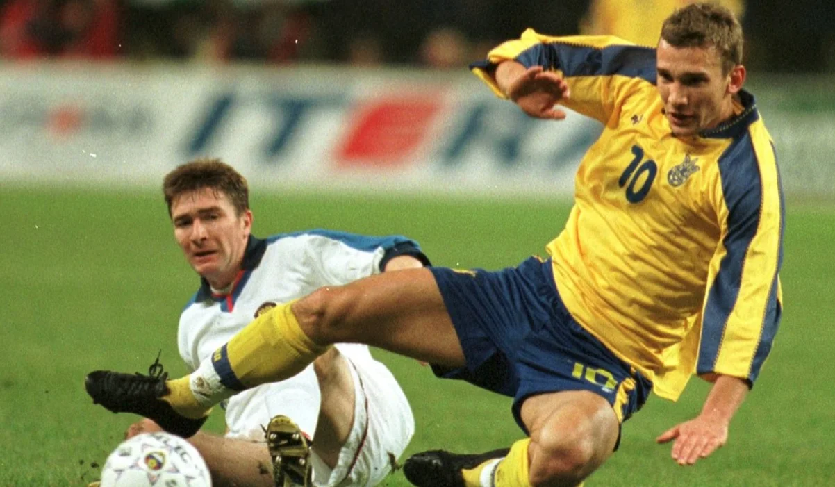 Андрій Шевченко на Лужниках у 1999-му / Фото з відкритих джерел