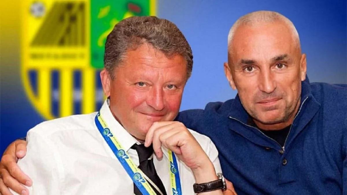 Мирон Маркевич під час роботи з Металістом у товаристві Олександра Ярославського / Фото з відкритих джерел