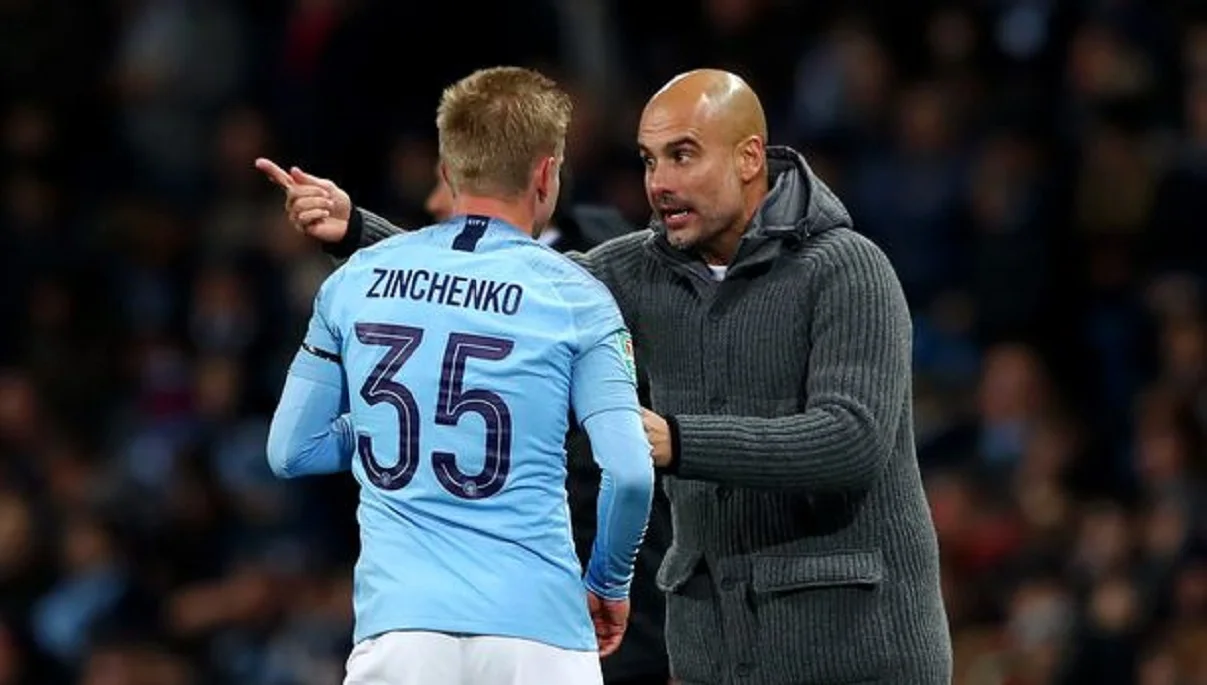 Зінченко і Гвардіола / Getty Images
