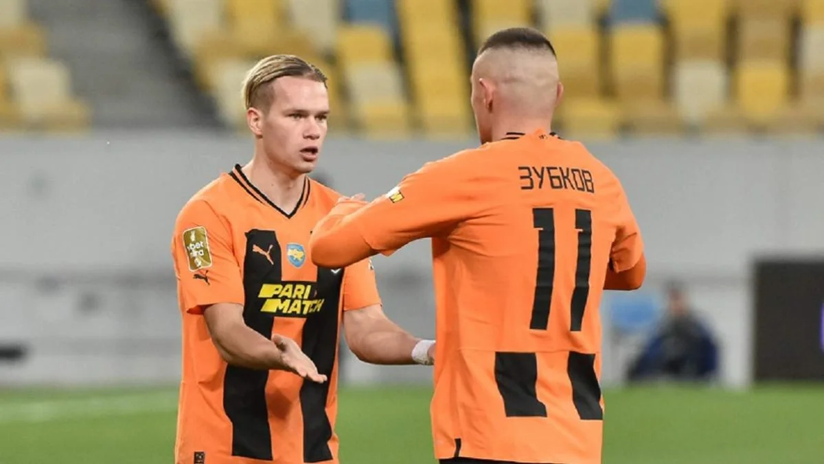 Михайло Мудрик та Олександр Зубков / фото: ФК Шахтар