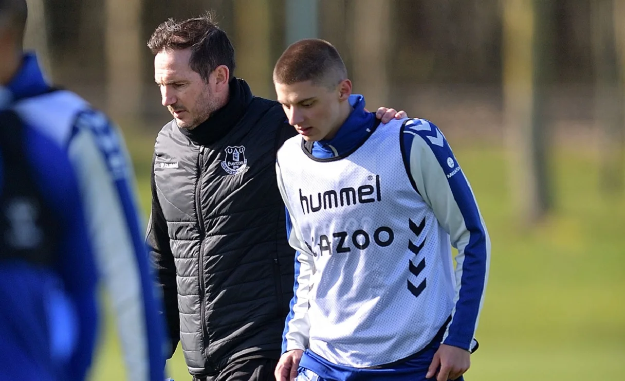 Лемпард і Миколенко / Сайт Евертона