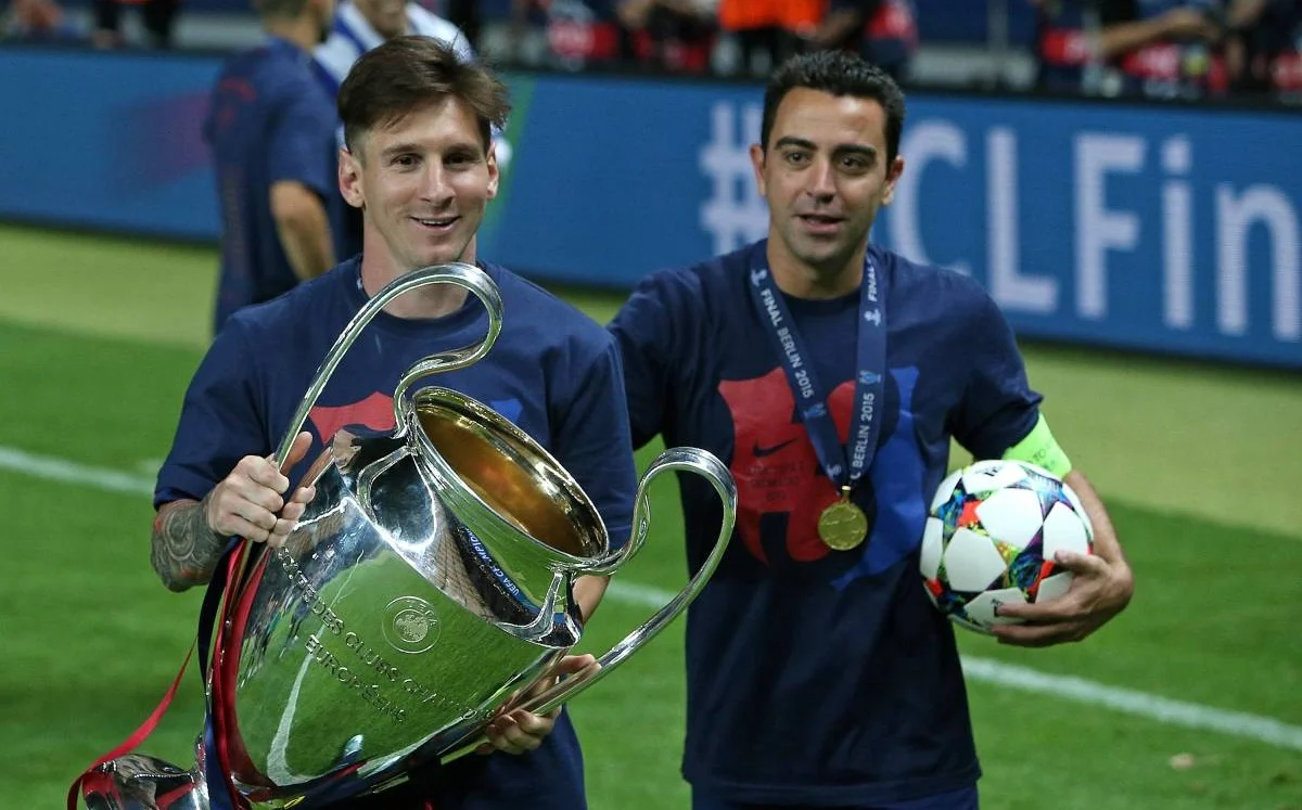 Мессі та Хаві / AFP