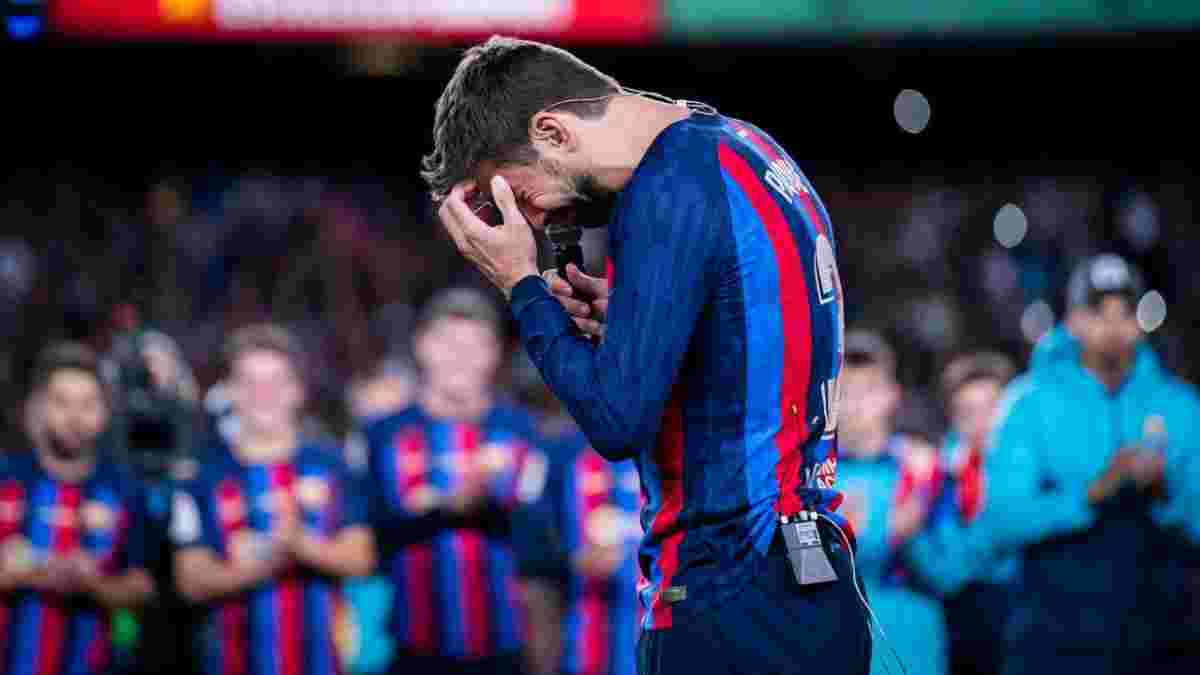 Трогательное прощание Пике с Камп Ноу в видеообзоре матча Барселона – Альмерия – 2:0