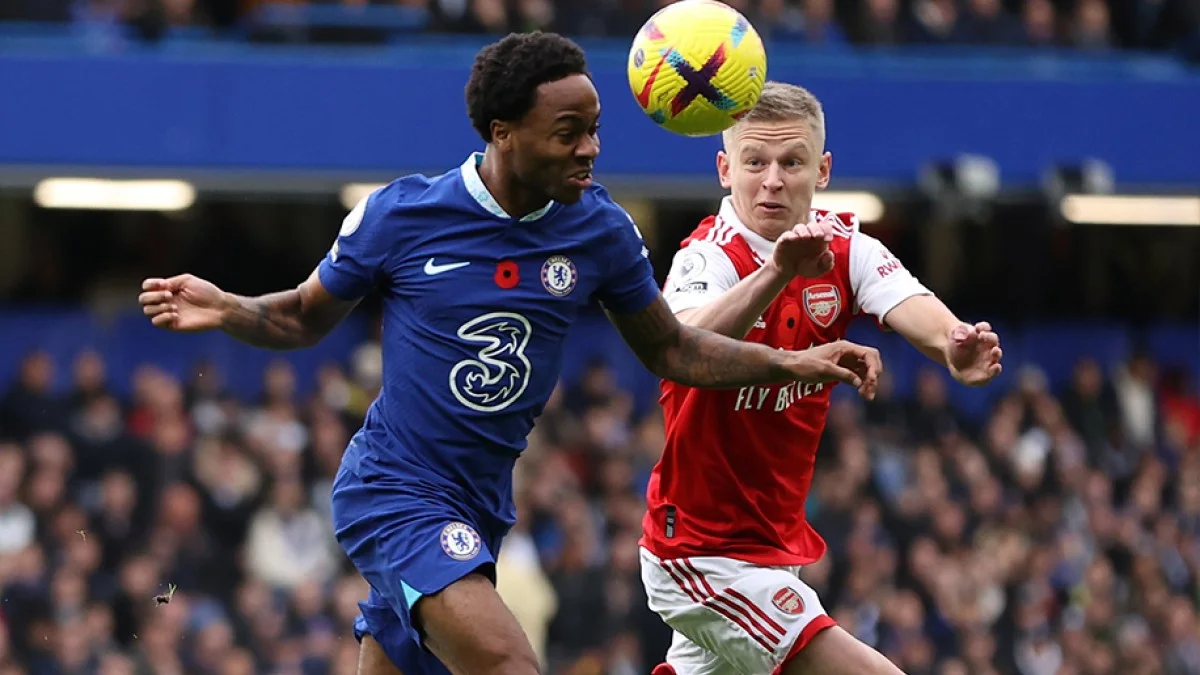 Зинченко против Стерлинга / фото: ФК Арсенал