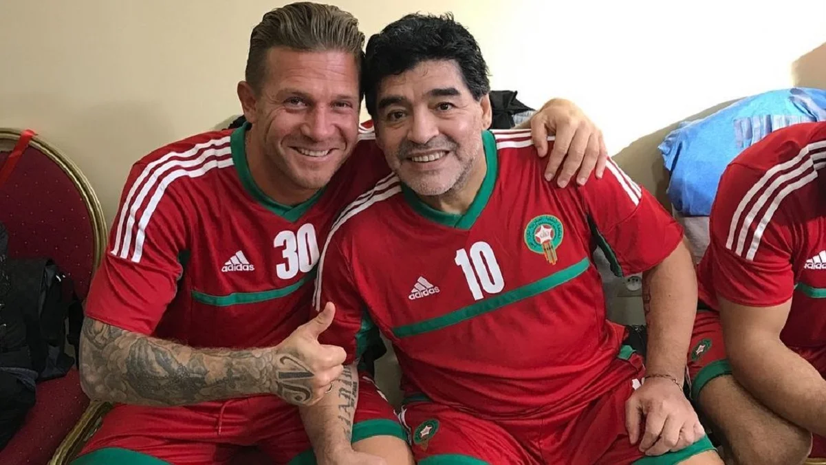 Воронин и Марадона / фото из соцсетей